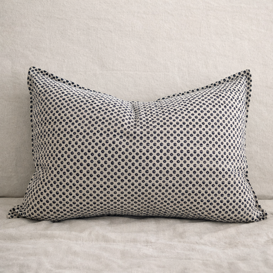 Cojín azul mini print