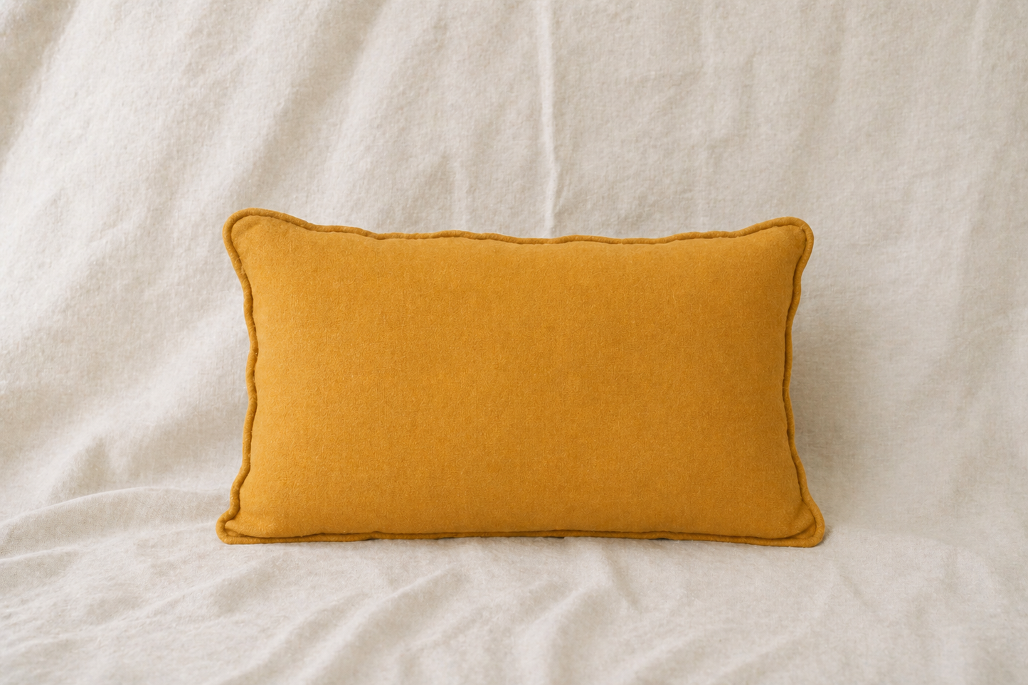 Almohadón Lino Amarillo Mostaza