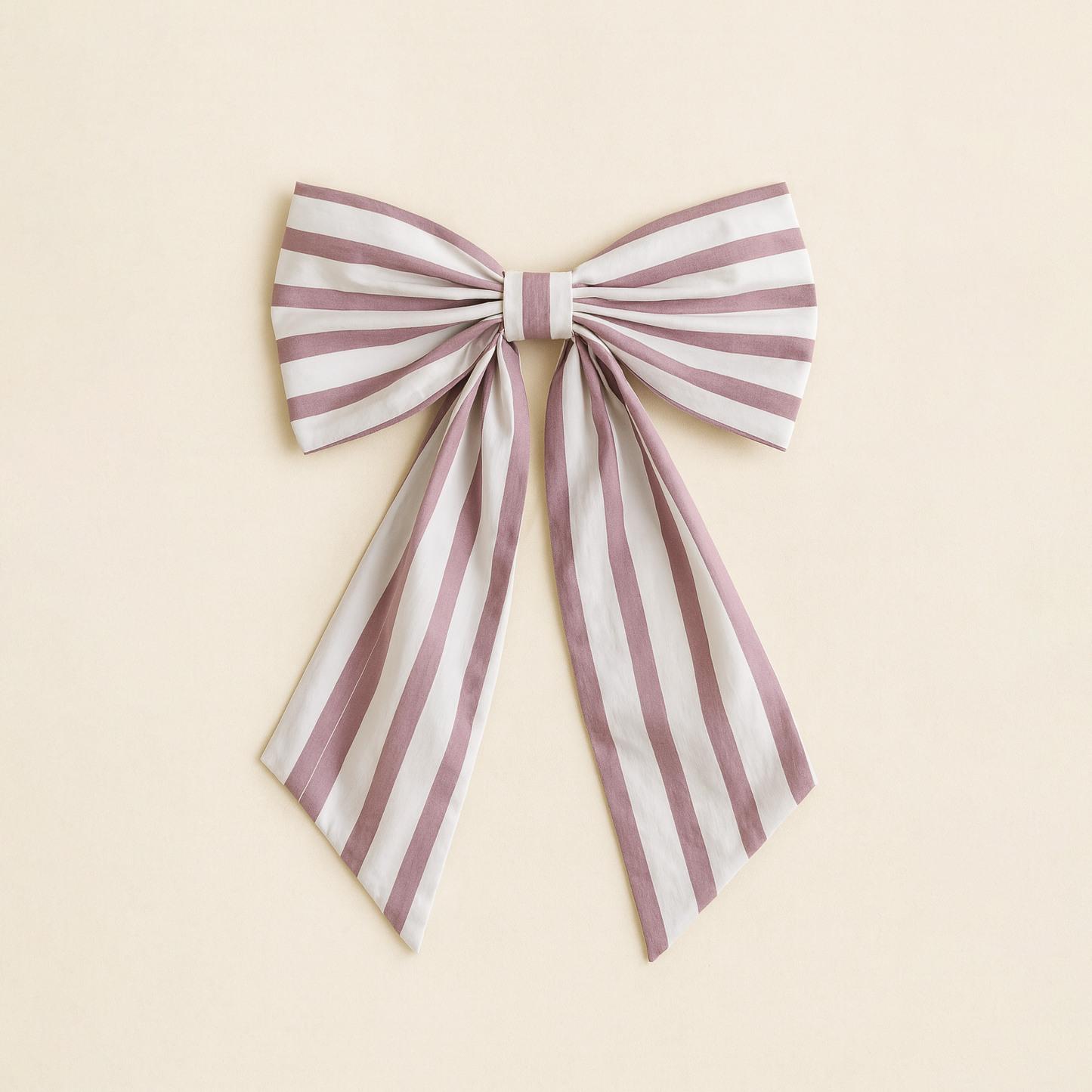 Bow Rayas Rosa anchas - Grande