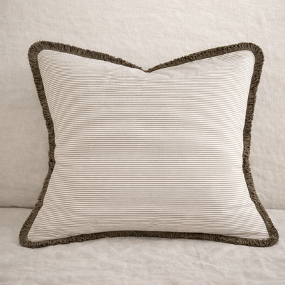 Cojín deflecado de lino