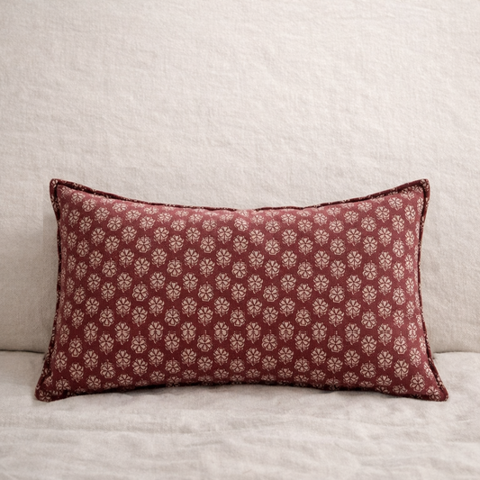 Cojín terracota mini print