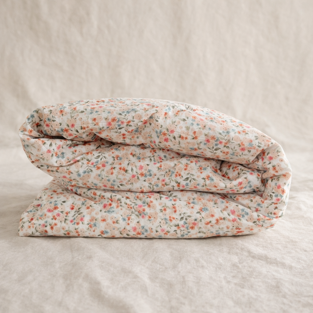 Cubreplumón Reversible Floral