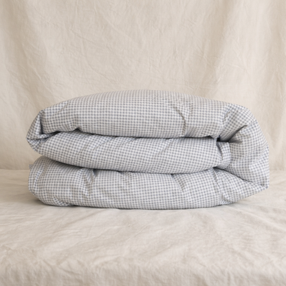 Cubreplumón Reversible Cuadrilles Azul