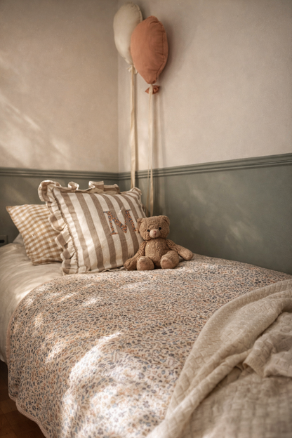 Quilt Floral Tonos Rosa