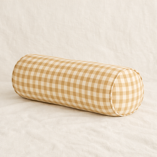 Cojín Bolster Vichy Miel