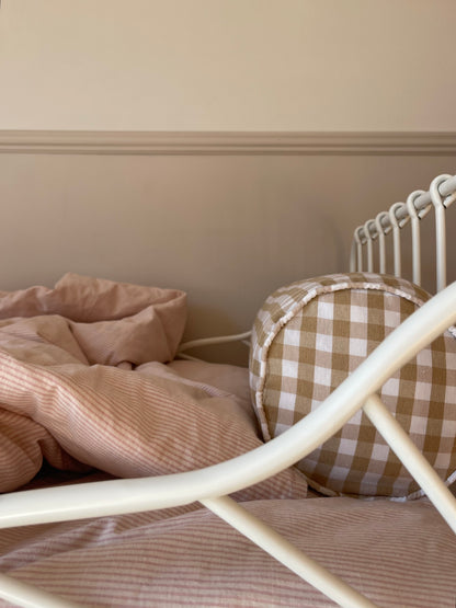 Cojín Bolster Vichy Miel